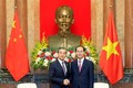 越南国家主席陈大光会见中国外交部长王毅