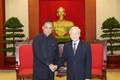 越共中央总书记阮富仲会见斯里兰卡议会议长卡鲁·贾亚苏里亚