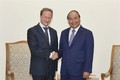 越南政府总理阮春福会见欧盟驻越南代表团团长布鲁诺•安格莱特