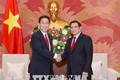 越南-日本友好议员小组主席范明政会见日本客人
