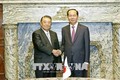 越南国家主席陈大光会见日本众议院议长大岛理森