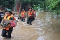 Bộ đội giúp dân vùng biên Gia Lai vượt qua mưa lũ