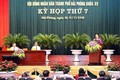 阮氏金银出席海防市人民议会第七次会议