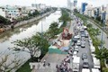 Thành phố Hồ Chí Minh: Mặt đường Đại lộ Võ Văn Kiệt bị lún bất thường