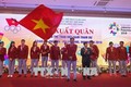 2018年亚运会越南体育代表团出征仪式在河内隆重举行