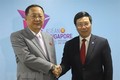 政府副总理兼外交部长范平明会见朝鲜外交部长李勇浩