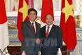 越南政府总理阮春福向日本首相安倍晋三致贺电 庆祝越日建交 45周年