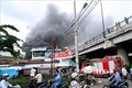 Thành phố Hồ Chí Minh: Cháy lớn tại khu nhà dưới chân cầu Bình Lợi