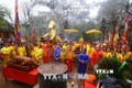 Hà Nội: Không phát tràn lan lộc hoa tre trong Ngày Khai hội Gióng đền Sóc