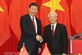 越中两国领导人互致贺电庆祝两国建交69周年