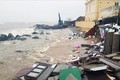 Triều cường uy hiếp nhiều khu dân cư ven biển tỉnh Phú Yên