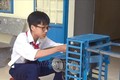 Học sinh lớp 9 chế tạo máy chuốt lá dừa đạt hiệu quả cao