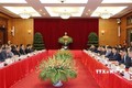越共中央经济部长会见前来参加2019年工业4.0高级论坛的代表