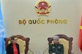 越南国防部副部长阮志咏上将会见联合国开发署驻越代表