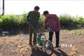Hiệu quả cao từ máy gieo hạt và bón phân do anh Nguyễn Văn Anh sáng chế