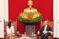 越共中央经济部部长阮文平会见国际货币基金组织代表团