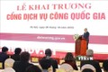 Thủ tướng Nguyễn Xuân Phúc dự Lễ khai trương Cổng Dịch vụ công quốc gia