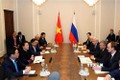 越南国会主席阮氏金银与俄罗斯国家杜马主席沃洛金举行会谈