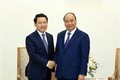 越南总理阮春福会见老挝外交部长沙伦赛