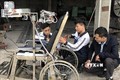 Học sinh Ninh Bình sáng chế giường hỗ trợ người mất khả năng vận động tay chân