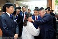 朝鲜最高领导人金正恩抵达河内市