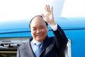 越南政府总理阮春福启程赴北京出席“一带一路”国际合作高峰论坛