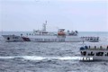 越中两国海警开展北部湾共同渔区渔业海上联合检查