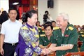 越南国会主席阮氏金银出席芹苴市解放日44周年纪念典礼