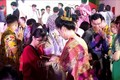 Lưu học sinh Lào vui Tết cổ truyền Bunpimay trên đất Cố đô