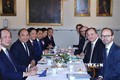 越南政府总理阮春福与瑞典首相斯蒂凡举行会谈