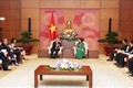 越南国会副主席丛氏放会见古巴国会代表团