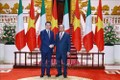 意大利总理结束对越南进行的正式访问