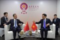 越南政府副总理兼外长范平明会见中国外长王毅