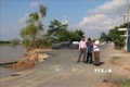 Xuất hiện thêm vết nứt mới trên Quốc lộ 91 đoạn qua xã Bình Mỹ, An Giang