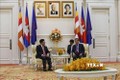 越南政府副总理兼外交部长范平明拜会柬埔寨首相洪森