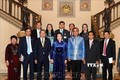 越南国会主席阮氏金银与泰国总理巴育举行会晤