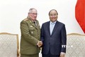 越南政府总理阮春福会见古巴革命武装力量部第一副部长兼总参谋长