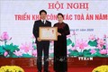 越南国会主席阮氏金银出席出席越南最高人民法院2020年工作部署会议