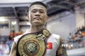 越南拳击运动员张廷煌获WBA亚洲区超中量级冠军金腰带