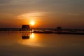 沉浸在三江泻湖黎明的美丽中 了解渔民的生活