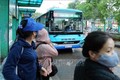 Xe buýt hoạt động trở lại trên 104 tuyến ở Hà Nội