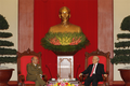 Tổng Bí thư Nguyễn Phú Trọng tiếp Bộ trưởng Bộ các Lực lượng Vũ trang cách mạng Cộng hòa Cu - ba