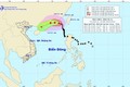 Bão số 2 hướng về vùng biển Đông Nam Trung Quốc