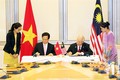 Nâng cấp quan hệ Việt Nam-Malaysia thành Đối tác Chiến lược
