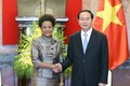 Chủ tịch nước Trần Đại Quang và Chủ tịch Quốc hội Nguyễn Thị Kim Ngân tiếp Tổng Thư ký Tổ chức Quốc tế Pháp ngữ