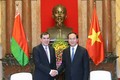 Chủ tịch nước Trần Đại Quang tiếp Chủ tịch Ủy ban An ninh quốc gia Belarus và Điều phối viên Thường trú LHQ tại Việt Nam
