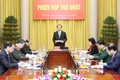 Chủ tịch nước Trần Đại Quang chủ trì Phiên họp thứ nhất Hội đồng Quốc phòng và An nin