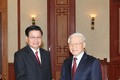 Tổng Bí thư Nguyễn Phú Trọng tiếp Thủ tướng Lào Thongloun Sisoulith