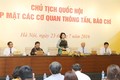 Chủ tịch Quốc hội Nguyễn Thị Kim Ngân gặp mặt các cơ quan thông tấn, báo chí