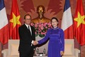 Chủ tịch Quốc hội Nguyễn Thị Kim Ngân hội kiến Tổng thống Pháp Francois Hollande